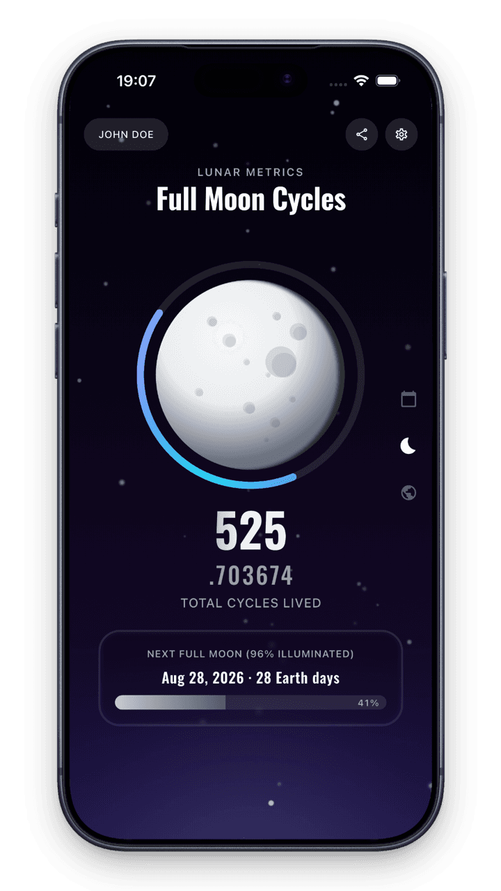 Astral Age app screens